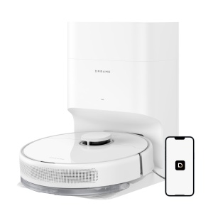 Aspirator robot Dreame D10 Plus Gen 2, 6000 Pa putere, functie de mopping, autonomie 285 minute