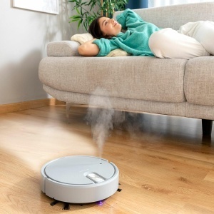 Aspirator robot InnovaGoods Varob 5-in-1 Gri Compact si Reincarcabil - Img 2