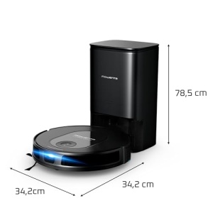 Aspirator robot Rowenta Xplorer Serie 65 RR8L85WH cu mop electronic navigatie laser 2300 Pa negru - Img 11