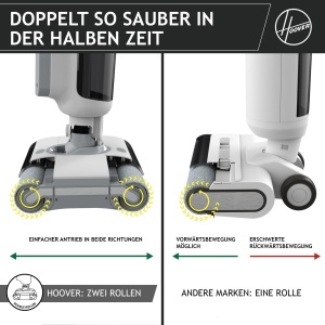 Aspirator umed-uscat Hoover HW500, 230W, cu sistem de dubla perie, autonomie 30 min - Img 4
