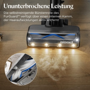 Aspirator vertical Bissell PowerClean FurGuard 4091N 280W fara fir autonomie 50 min HEPA - Img 4