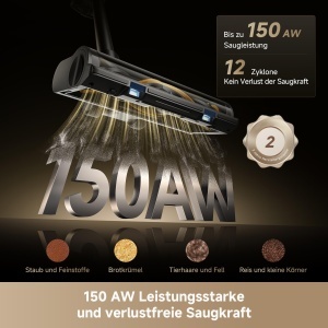 Aspirator vertical Dreame R20 SE-A 150AW 90min LED display - Img 2
