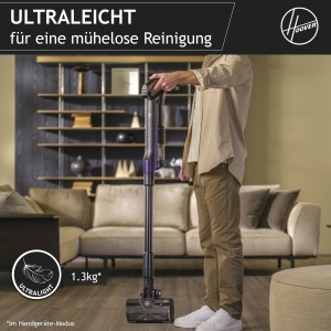 Aspirator vertical fara fir Hoover HF2Z10H, 2.3 kg, 40 min autonomie, tehnologie Ultra Compact X3 - Img 2