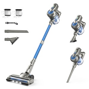 Aspirator vertical Kalado KCV500, fara fir, 23 kPa, 6-in-1, autonomie 35 min, ideal pentru par de animale si podele dure