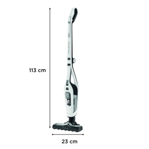 Aspirator vertical Rowenta RH6737 Dual Force 2-in-1 alb LED baterie 45 min - Img 8