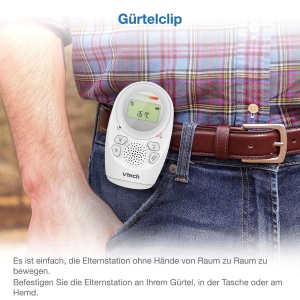 Babyfon Digital VTech DM1211 cu DECT, Functie de Comunicare, Temperatursensor - Img 9