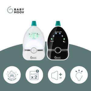 Babyphone Babymoov Easy Care - Digital Green Technology, 500m, cu noapte - Img 3