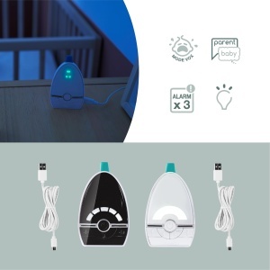 Babyphone Babymoov Expert Care - Digital Green Technology, 1000m, Nocturn - Img 4