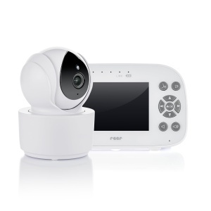 Babyphone Reer BabyCam XL Move cu Camera, 4,3 inch, 300 m, AlbGri - Img 9