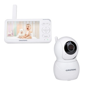 Babyphone Video GRUNDIG cu Camera, Monitor 5 Inch, Infrarosu