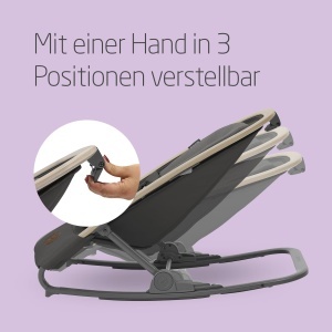 Babywippe Maxi-Cosi Kori 2-in-1, 0-2 ani, 15 kg, cu Spielzeugbogen, usor si compact - Img 4