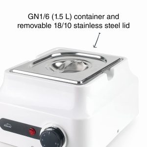 Bain-Marie Lacor 69617 Alb Inox 1810 Termostat 0-60degC Capac Detasabil - Img 4