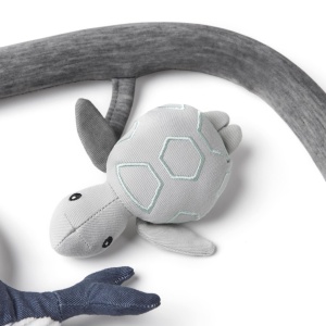 Balansoar Ergobaby Evolve cu Spielbogen, pentru bebelusi, Ocean Wonders - Charcoal - Img 5