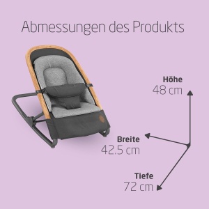 Balansoar pentru bebelusi Maxi-Cosi Kori 2-in-1 0-6 luni pana la 9 kg Balansoar pentru bebelusi 3 pozitii de inclinare reglabile cu o singura mana uso - Img 7
