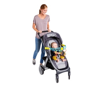 Baldachin activitate Bright Starts, material flexibil, cu jucarii integrate - Img 10