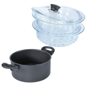 BALLARINI ATSP13 Cratita cu insertii de abur 20 cm - Img 3