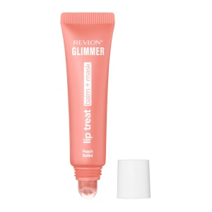 Balsam de buze Revlon Glimmer Lip Treat, 12ml, 2-in-1, 003 Peach Bellini