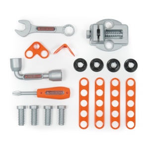 Banc de lucru pentru copii Smoby Black Decker 3-in-1 cu 18 accesorii - Img 5