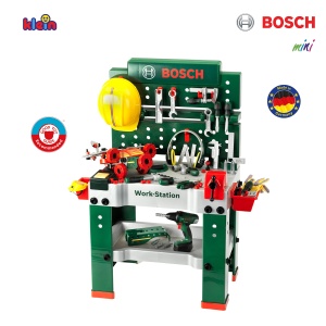 Banc de lucru pentru copii Theo Klein Bosch 150 piese, 3 ani - Img 11
