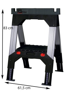 Banc de lucru pliabil Stanley FatMax 1-92-980, aluminiu, 1300 kg, inaltime ajustabila - Img 5