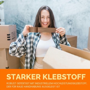 Banda adeziva GRIFEMA GA4004-6, 6 role, 66m x 50mm, maro, silentioasa - Img 4