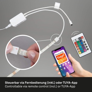 Banda LED Briloner 5m, RGB, 15W, Control prin App si Telecomanda - Img 5