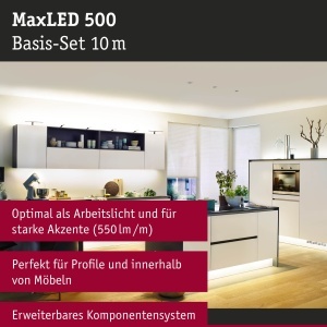 Banda LED Paulmann Function MaxLED 500, 10m, 33W, Culoare Argintie - Img 2