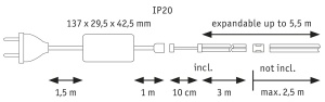 Banda LED Paulmann MaxLED 500, 3m, 19W, 1500lm, 2700K, Dimabila - Img 7