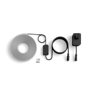 Banda LED Philips Hue Flux Outdoor, 10 metri, 3000 lm, colorata, rezistenta la intemperii - Img 6