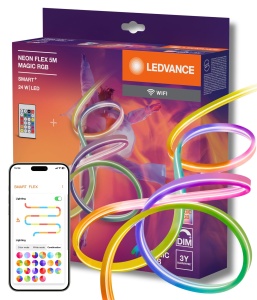Banda LED RGB LEDVANCE SMART WIFI 5m pentru Exterior, Dimabila, Silikon