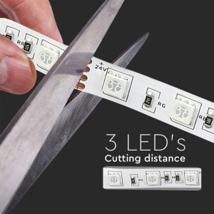 Banda LED V-TAC VT-5050 5m 10Wm 4000K IP20 - Img 8