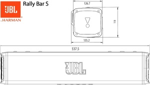 Barra de sunet JBL RallyBar S pentru exterior, 150W, Bluetooth, IP66 - Img 9
