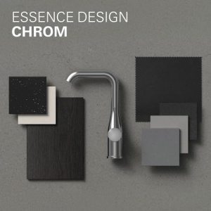 Baterie baie GROHE Essence 34294001 crom economie de apa montare usoara - Img 10
