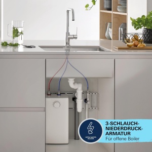 Baterie bucatarie GROHE Start 1012400000 2 tipuri de jet economisire apa montaj rapid crom - Img 5