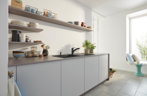 Baterie bucatarie GROHE Start 305312431 negru mat cu dus extractibil economisire apa - Img 2