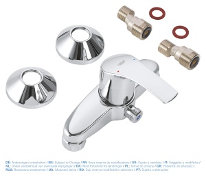 Baterie cada Grohe Eurosmart 33555002 crom cu functie automata de comutare duscada - Img 6