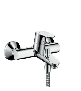 Baterie de baie hansgrohe Focus, crom, monocomanda, lungime 19,4 cm - Img 3