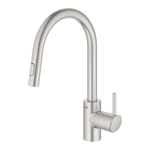 Baterie de bucatarie GROHE Concetto, inalta, cu dus extractabil, 2 tipuri de jet - Img 3