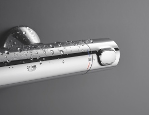 Baterie dus termostatata GROHE Precision Flow 34840000 economisire apa protectie la supraincalzire crom - Img 7