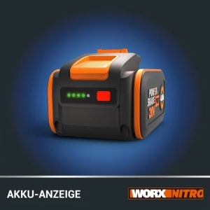 Baterie Li-Ion WORX WA3644.2, 20V, 4Ah, 2 Bucati - Img 3