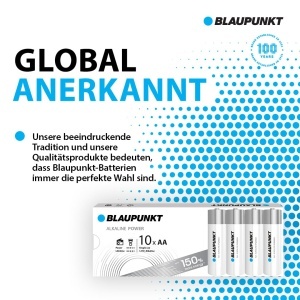 Baterii AA Alkaline Blaupunkt 10 bucati, durata de viata 7 ani, fara scurgeri - Img 5