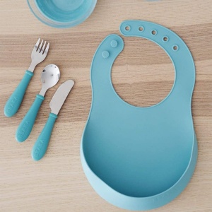 Baveta Beaba, silicon, impermeabila, ajustabila, 2 bucati - Img 5