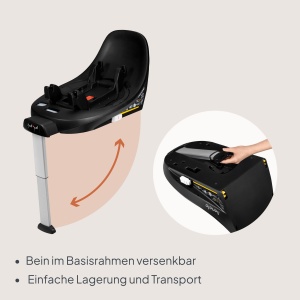 Baza ISOFIX Lionelo Moxie Plus cu suport, rotire 360, pentru scaune auto Moxie - Img 7