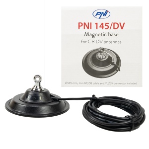 Baza magnetica PNI 145DV 145 mm cu cablu de 4 m si conector PL259 - Img 2