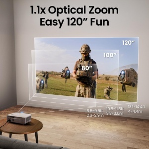 Beamer BenQ TH575i 1080p, 3800 Lumen, Google TV inclus, 120 inch - Img 6
