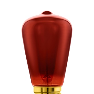 Bec LED decorativ dimmabil EGLO E27, design vintage, 4W, lumina calda, sticla cupru - Img 5