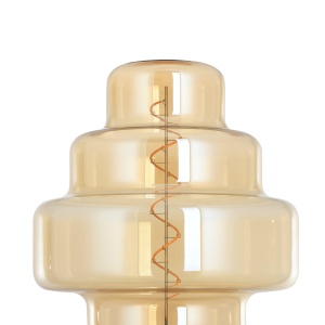 Bec LED decorativ EGLO XXL E27, 4W, lumina calda 2000K, dimmabil, Amber - Img 4