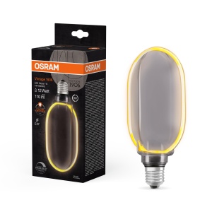 Bec LED decorativ Osram Vintage 1906 Globe 100, 4W, lumina calda, sticla fumurie