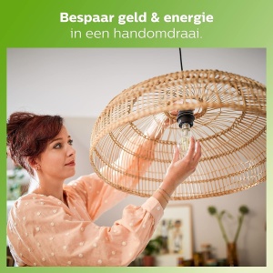 Bec LED Philips Classic E27 Filament 75W Lumina Calda Economie Energie - Img 4
