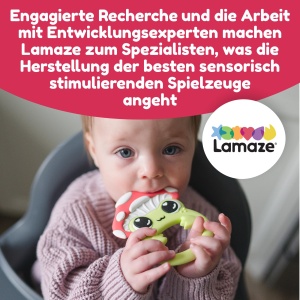 Beisring Lamaze Finlee Broscuta Silicon BPA-Free Jucarie pentru Dentitie si Dezvoltare Sensoriala - Img 7